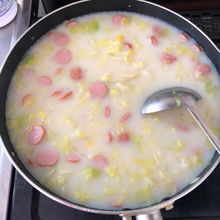 簡単 春キャベツのミルクスープ ランチ 夕飯に レシピ 作り方 By 管理栄養士mikamama 楽天レシピ